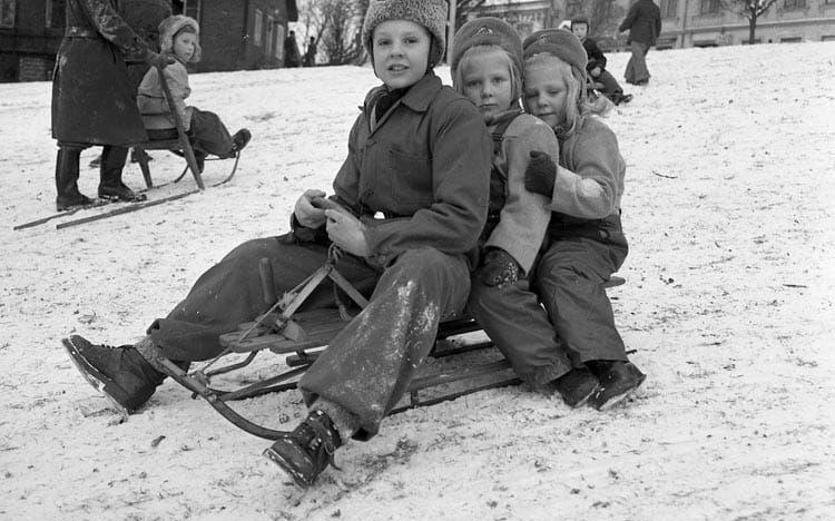 Snö på västkusten - och en och annan orkan