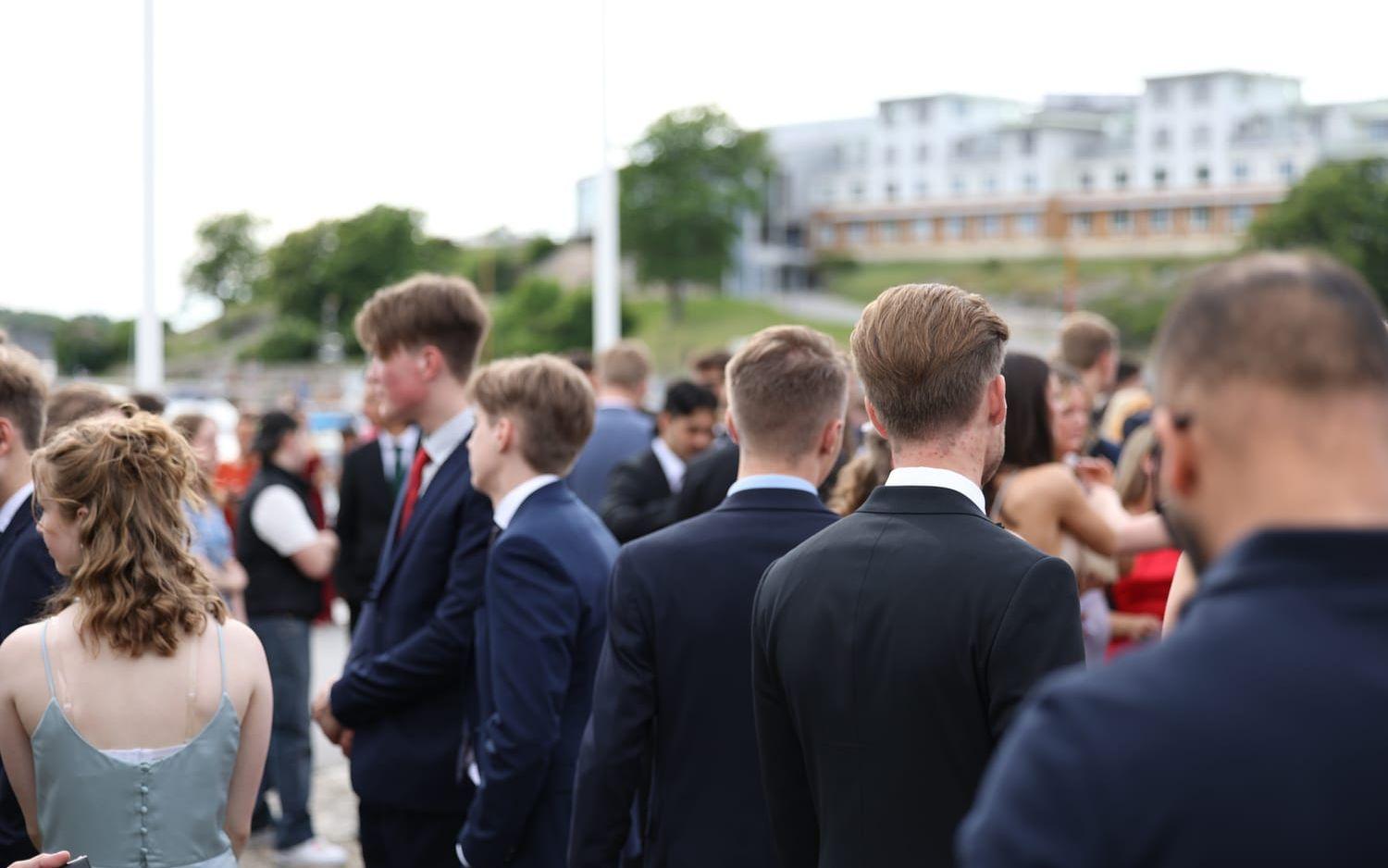 Stämningen bland eleverna var på topp. Foto: Erik Zienau