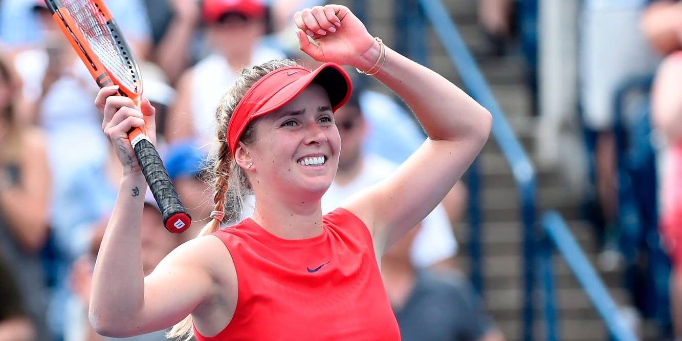 Jelina Svitolina var nöjd efter finalsegern i Toronto över Caroline Wozniacki.