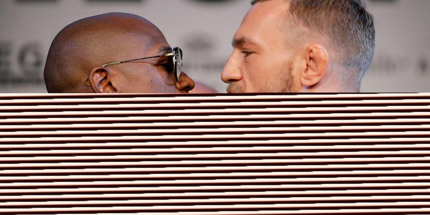 Floyd Mayweather och Conor McGregor.