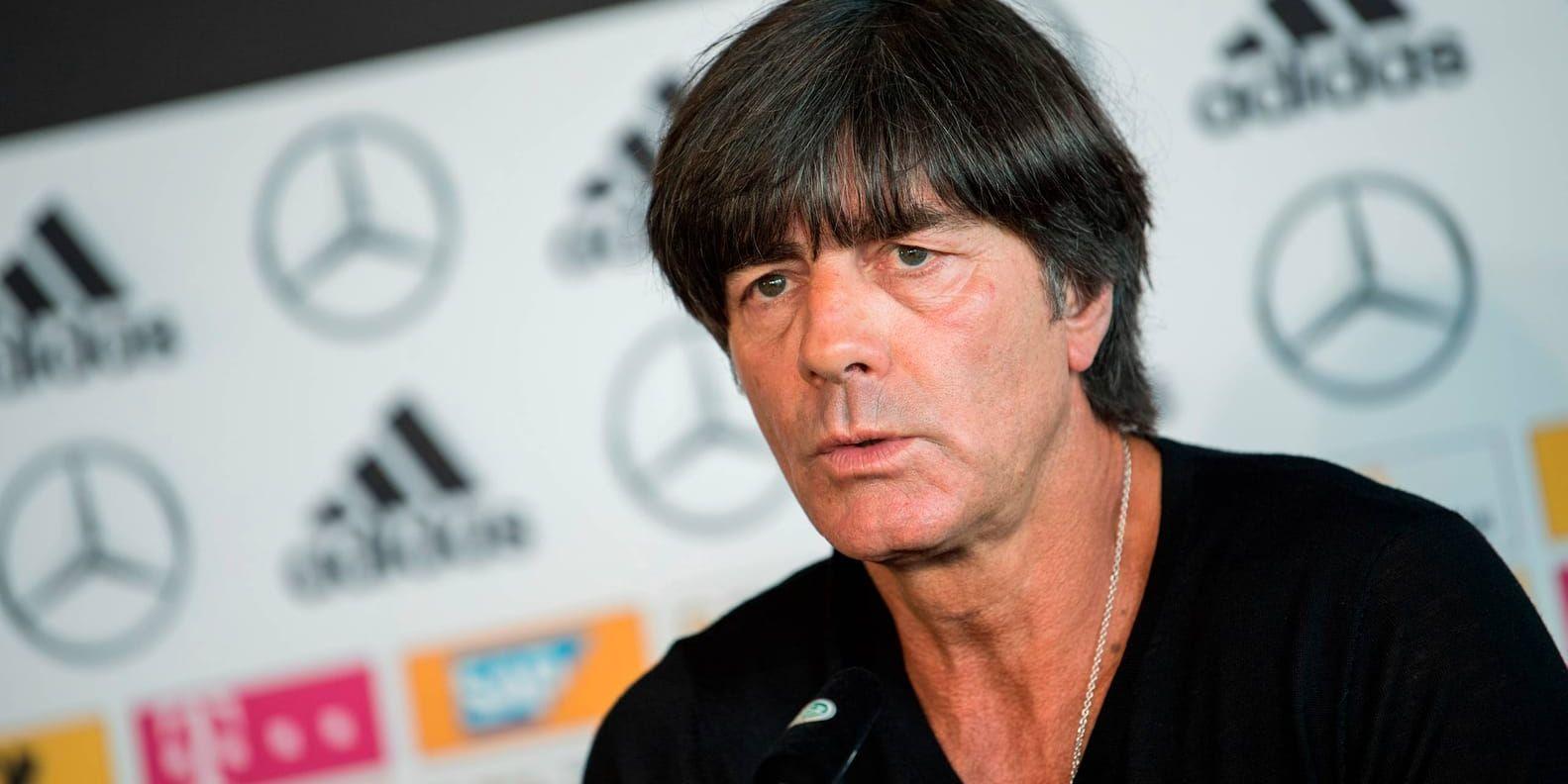 Joachim Löw rasade på Tysklands presskonferens.