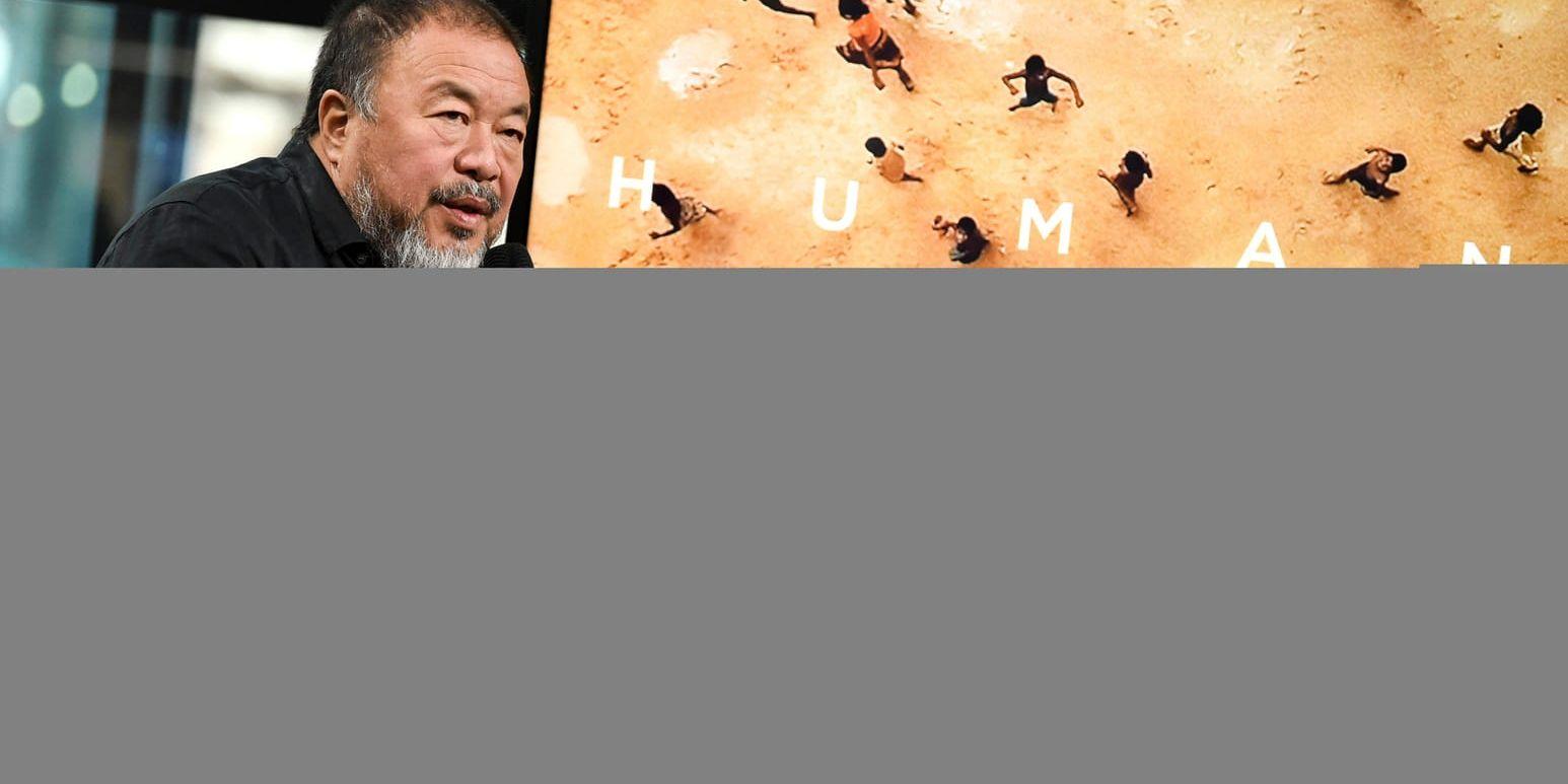 Den kinesiska konstnären Ai Weiwei hoppas att hans nya dokumentär ska visas även i Kina. "Det borde den göra, situationen för mänskliga rättigheter är mycket svår där", säger han. Arkivbild.