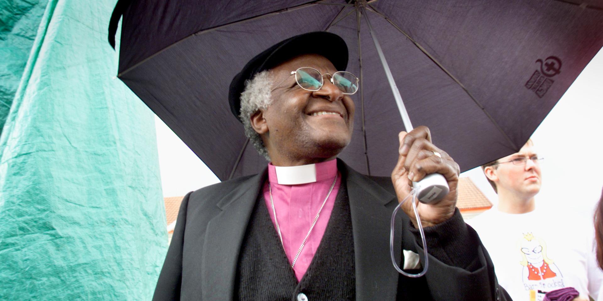 Desmond Tutu var bland annat ordförande för den sydafrikanska sanningskommissionen.