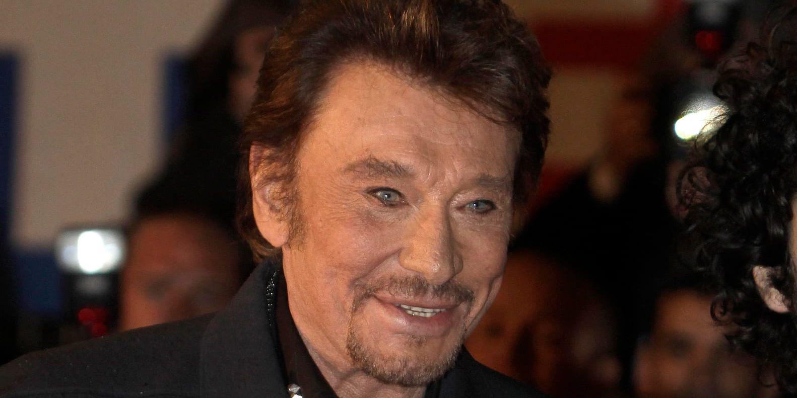 Johnny Hallyday. Arkivbild.