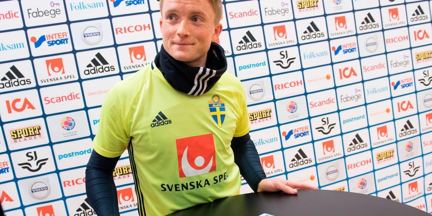 Sam Larsson ska spela i Feyenoord kommande säsonger. Arkivbild.