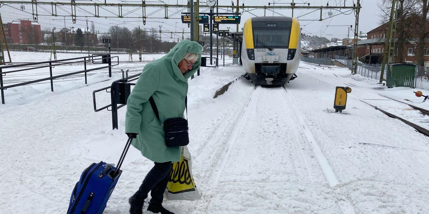 Flera inställda tåg till och från Strömstad under onsdagen. 